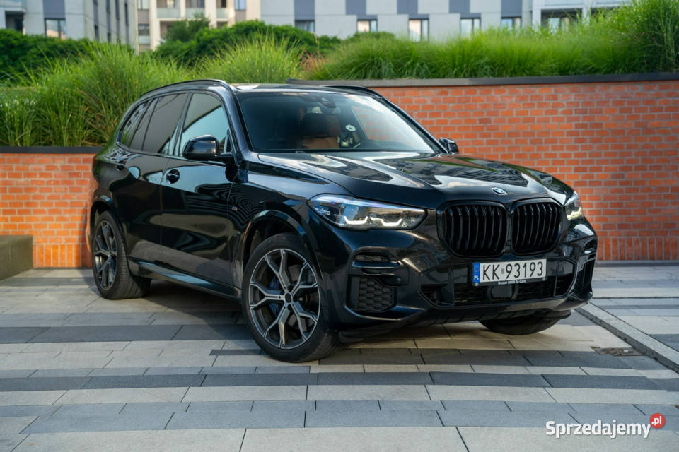 BMW X5 M Sport Aktywny tempomat Hak 21 Salon VAT czarny sprzedam