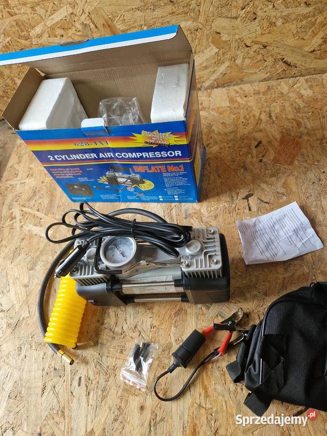 KOMPRESOR SAMOCHODOWY DWUTŁOKOWY 12V 135V Głogowa
