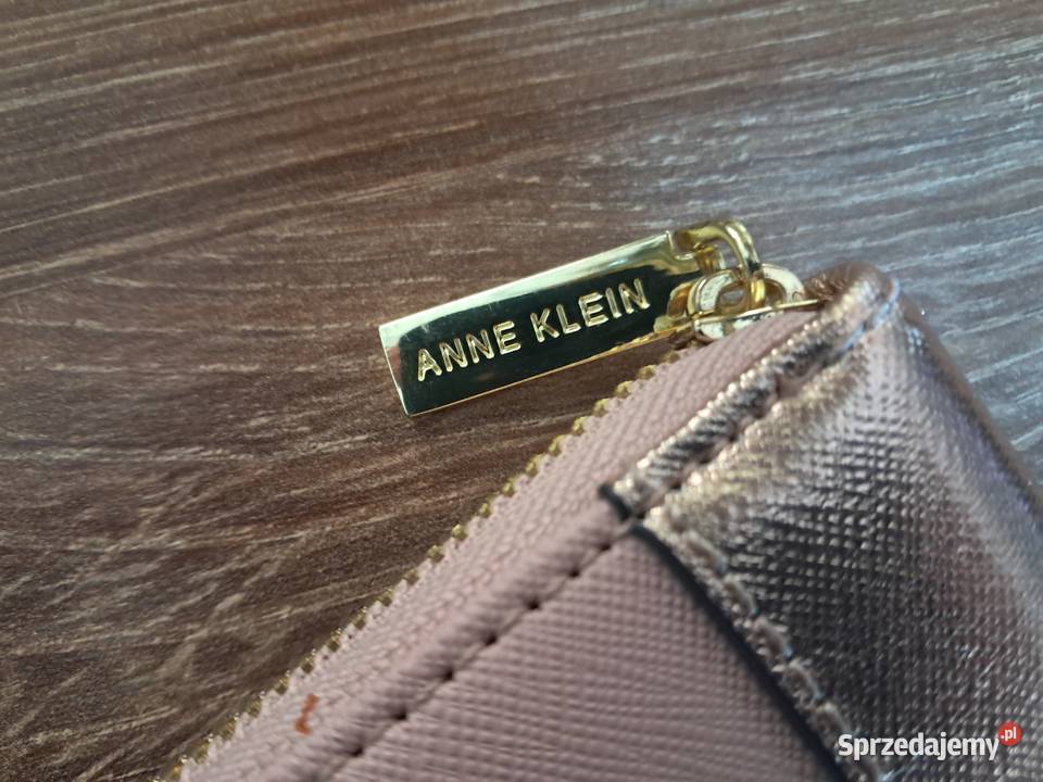 nowy portfel anne klein kolor pudrowy róż brak Sandomierz