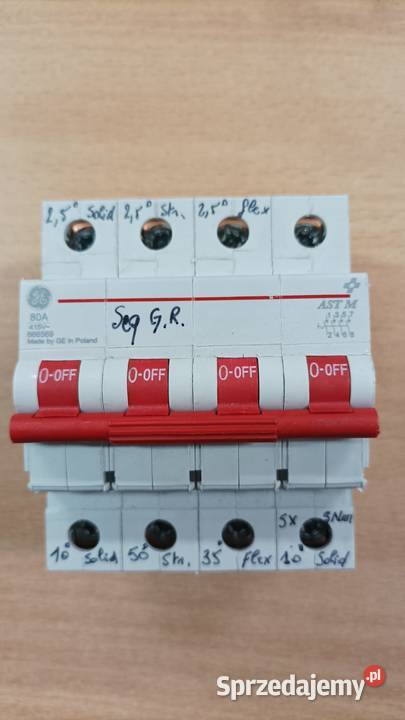 Rozłącznik General Electric AST M 80A Jelenia Góra sprzedam