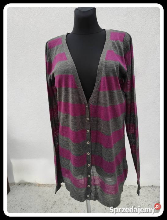 Lekki sweter kardigan 30 WEŁNA 38 M ORSAY Płock