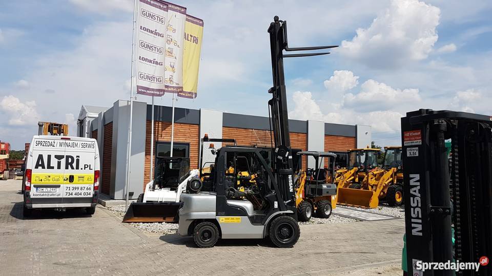 Wózek widłowy czołowy NISSAN UGL02A35DU 2013 Wrocław