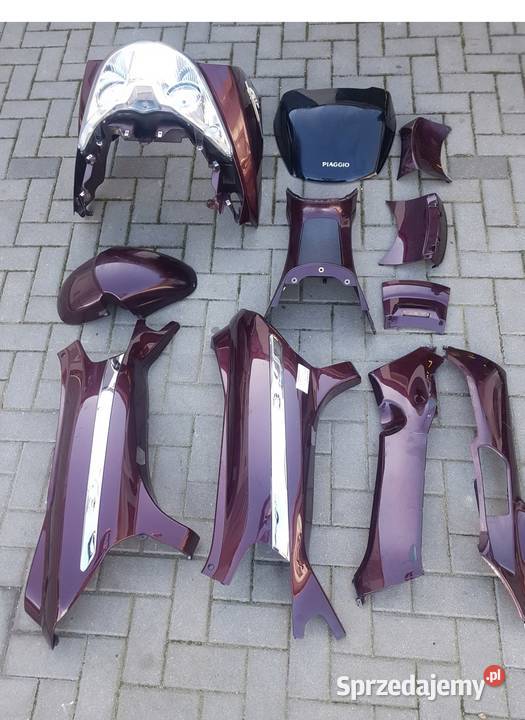 Piaggio X8 owiewka bok ogon osłona kanapa Lwówek