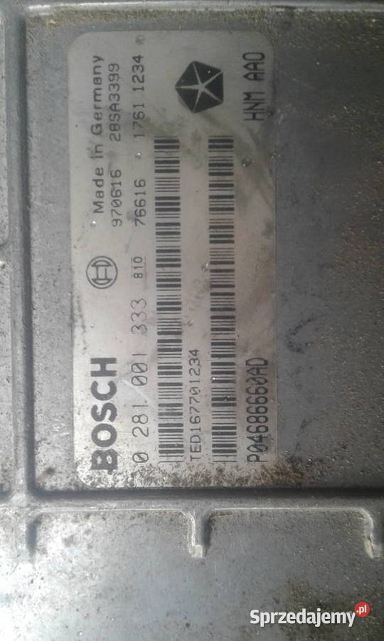 Sterownik komputer chrysler