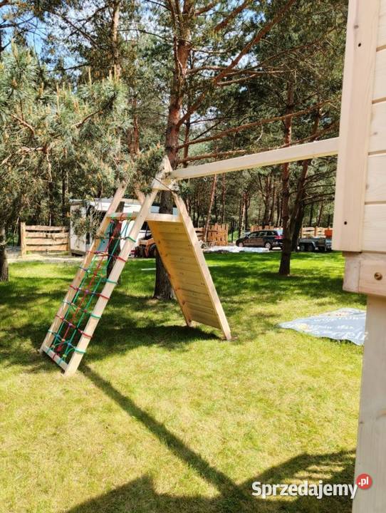 Plac zabaw duży domek dzieciŚlizg 3m ścianka Bliżyn