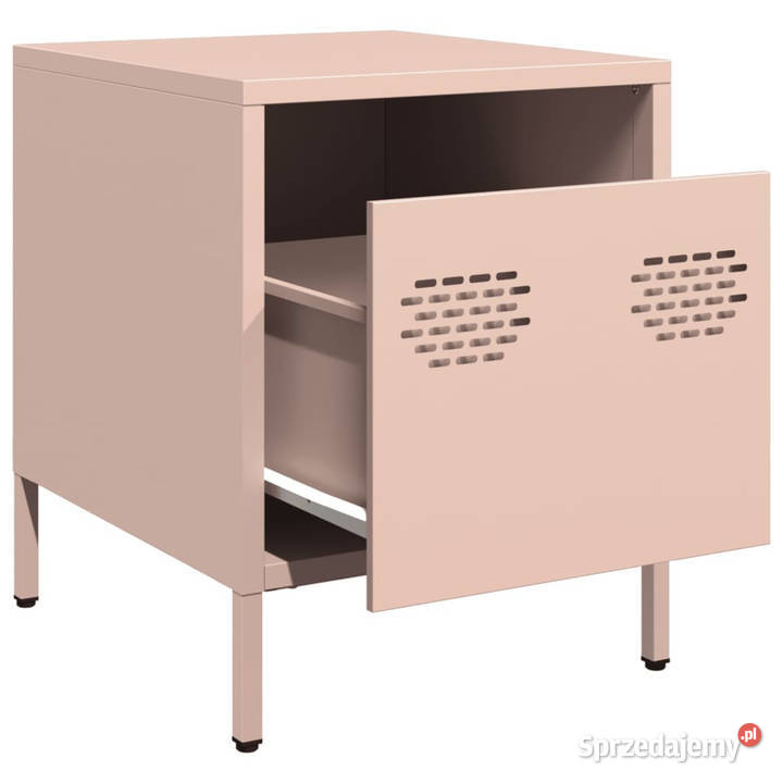 Szafka nocna różowa 35x39x435 stal WM851246 Warszawa