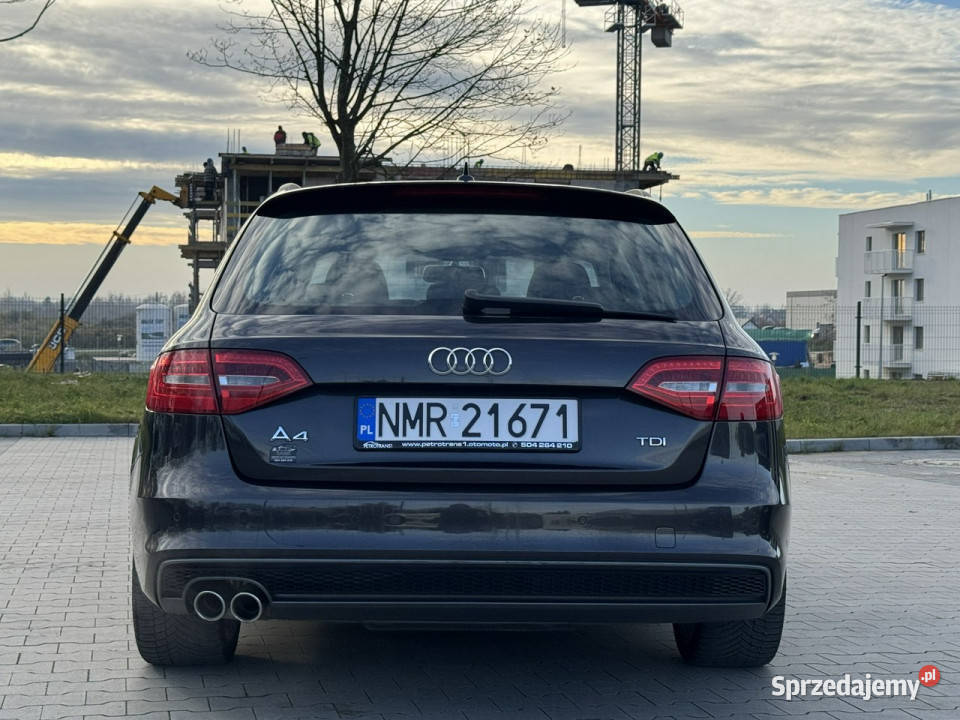 Audi A4 20 TDI 150 SLINE AUTOMAT LED Skóra Mrągowo