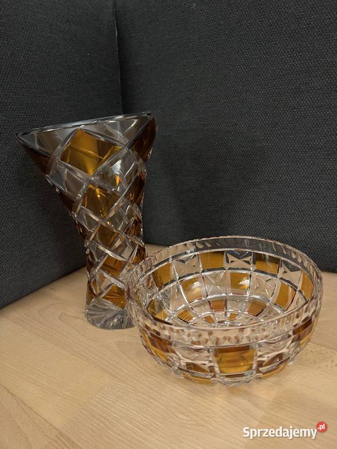 Kryształy kolorowe bursztyn prl Warszawa