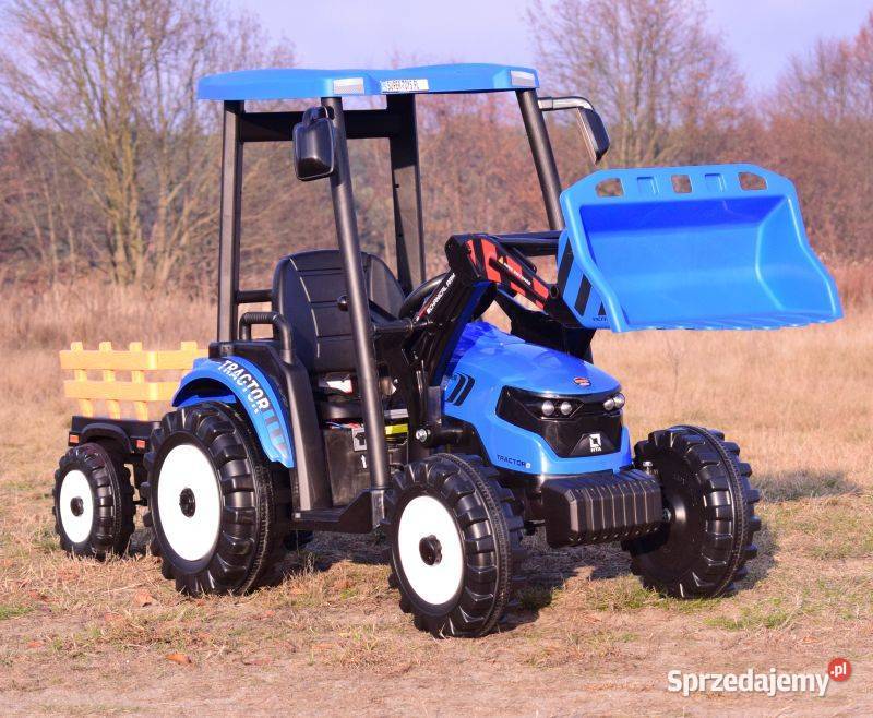 OLBRZYMI TRAKTOR NA AKUMULATOR Z PRZYCZEPĄ 12 V Dla Dziecka Toruń