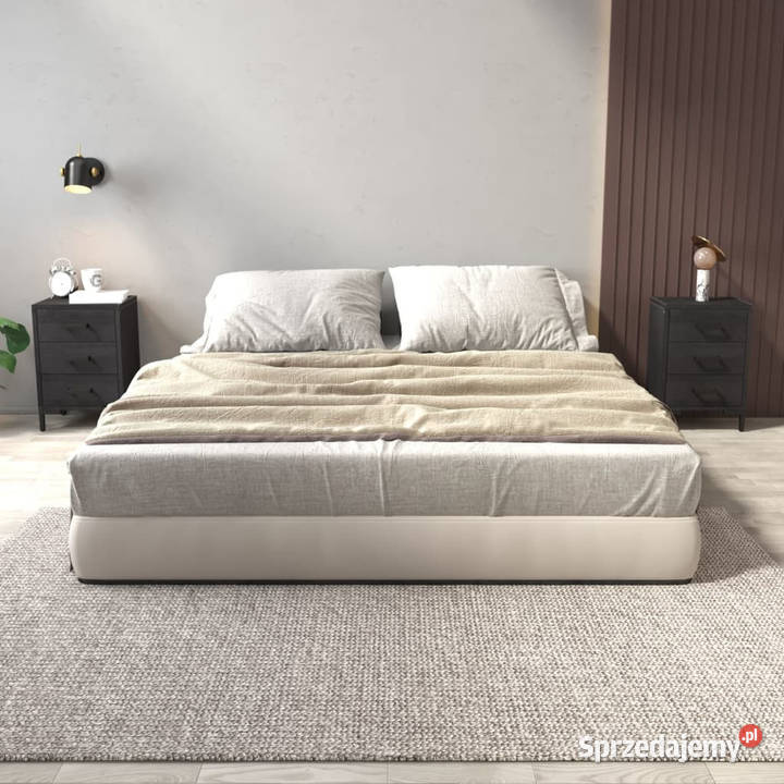 Szafki nocne 2 czarne 40x30x55 lite drewno Nocne