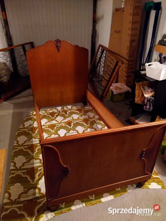 Zabytkowe łóżko z oryginalnym rachunkiem z 1931r