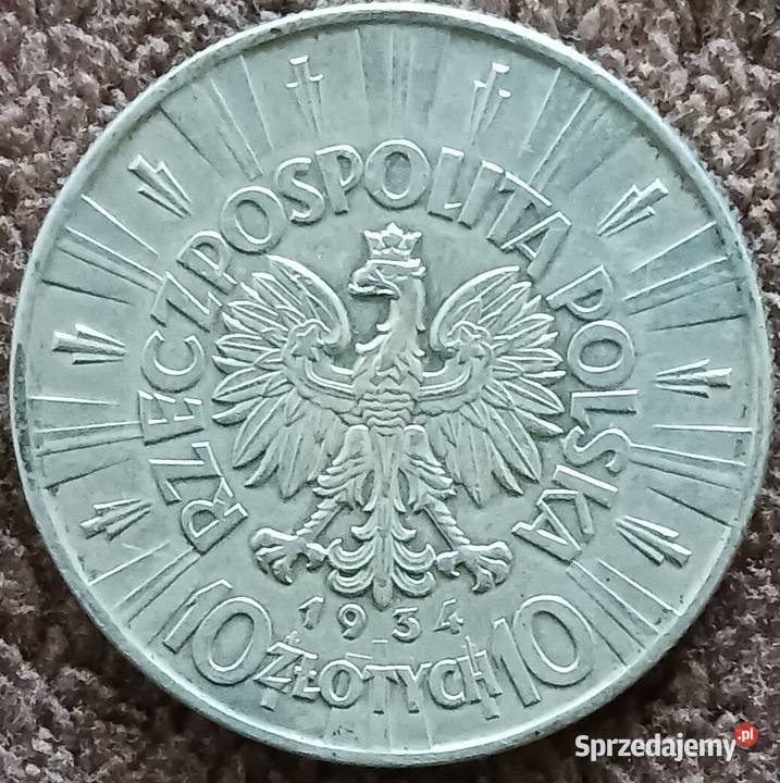 10 J Piłsudski 1934 r2orzeł urzędowy piękne i