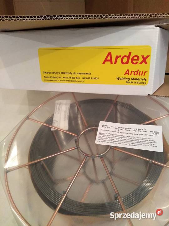 Twardy drut rdzeniowy proszkowy lity do małopolskie Kraków