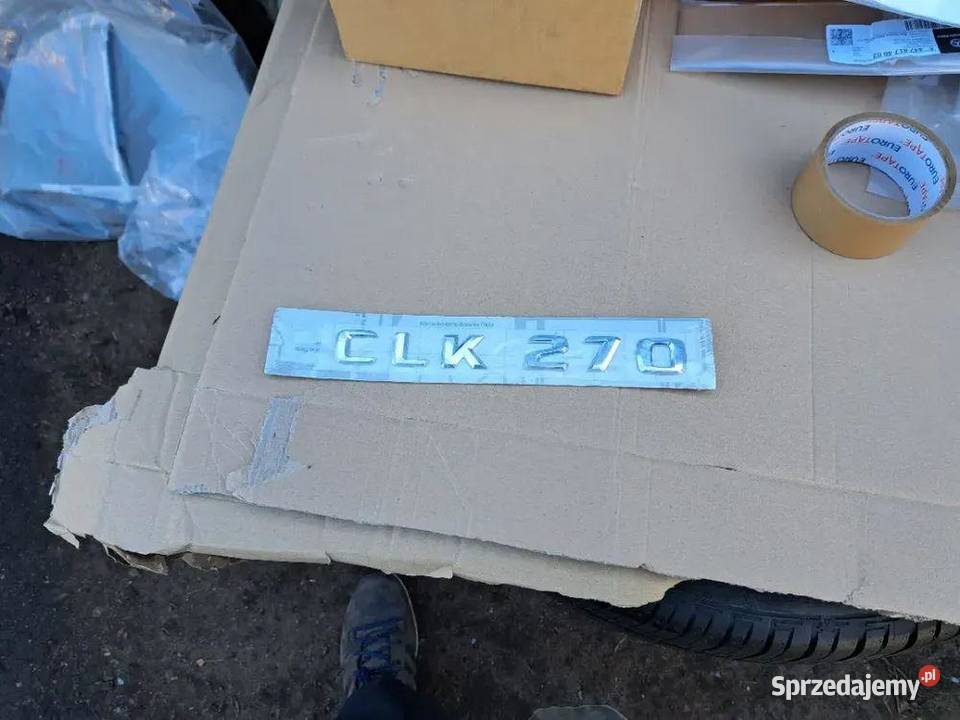 Logo Emblemat Znaczek Napis Mercedes CLK 270