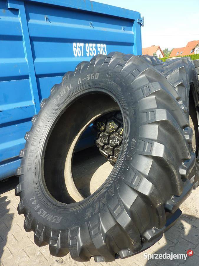 Opona używana rolnicza 65065R42 ALLIANCE SUPER Zaścianki