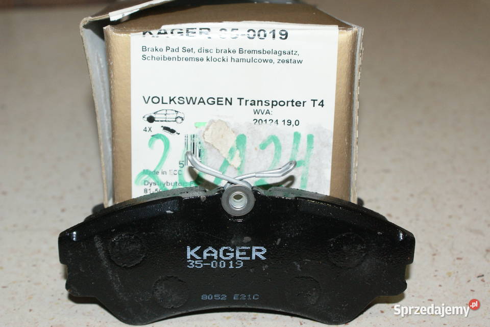350019 Klocek hamulcowy kpl przód VW TRANSPORTER Białobrzegi sprzedam