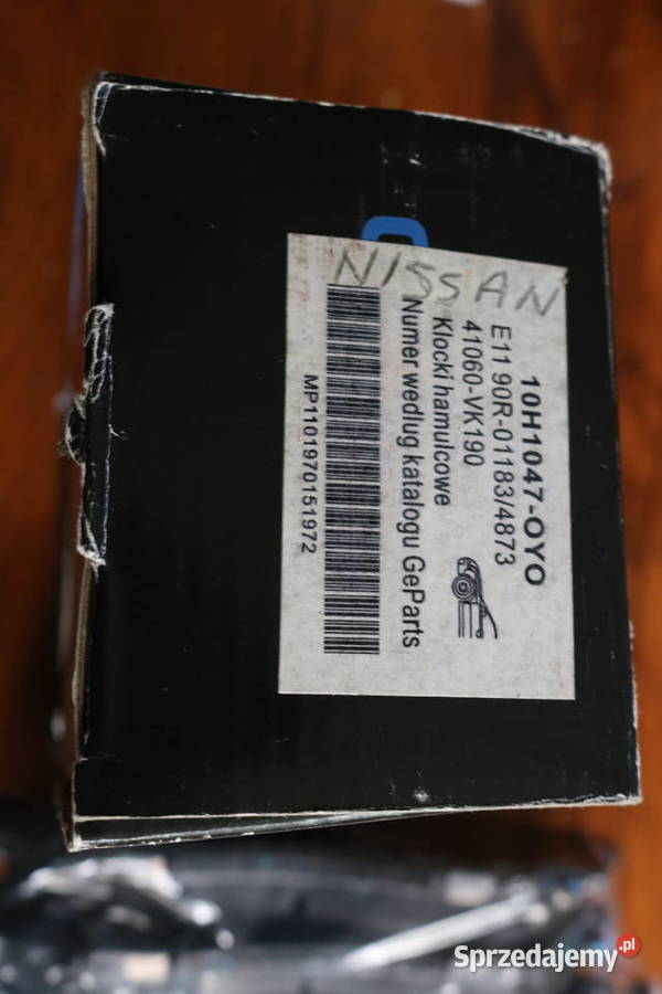 Klocki hamulcowe Nissan pickup lubuskie Gorzów Wielkopolski