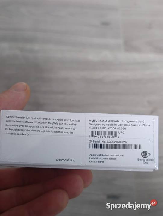 Nowe słuchawki Bezprzewodowe Airpods 3 Siedlce