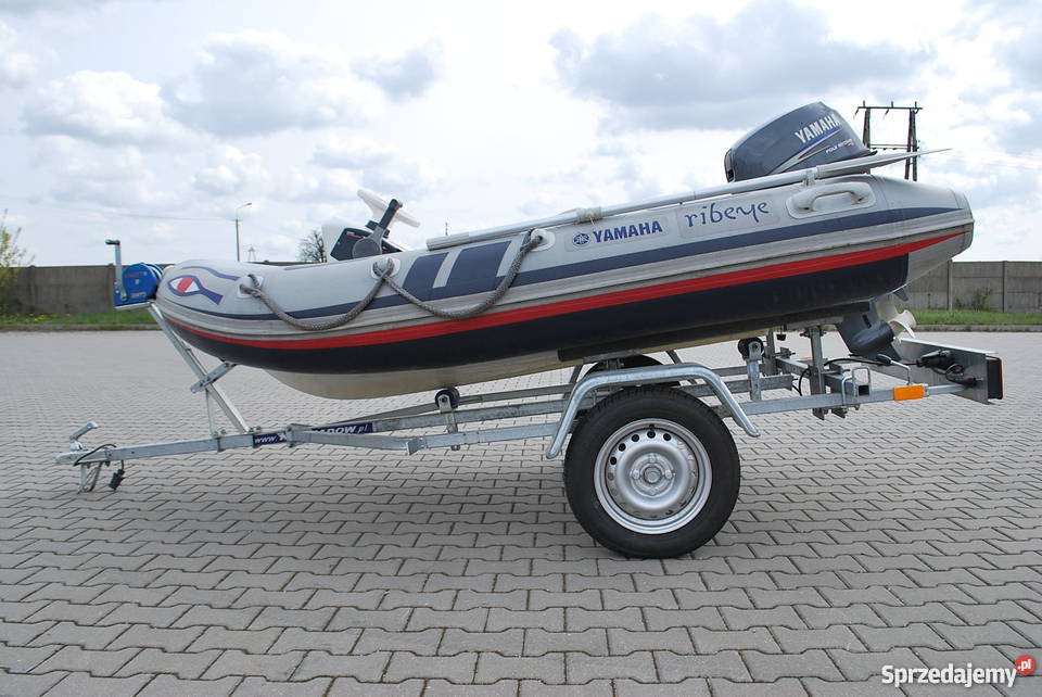 Piękny PONTON z silnikiem YAMAHA i przyczepą Grzebowilk