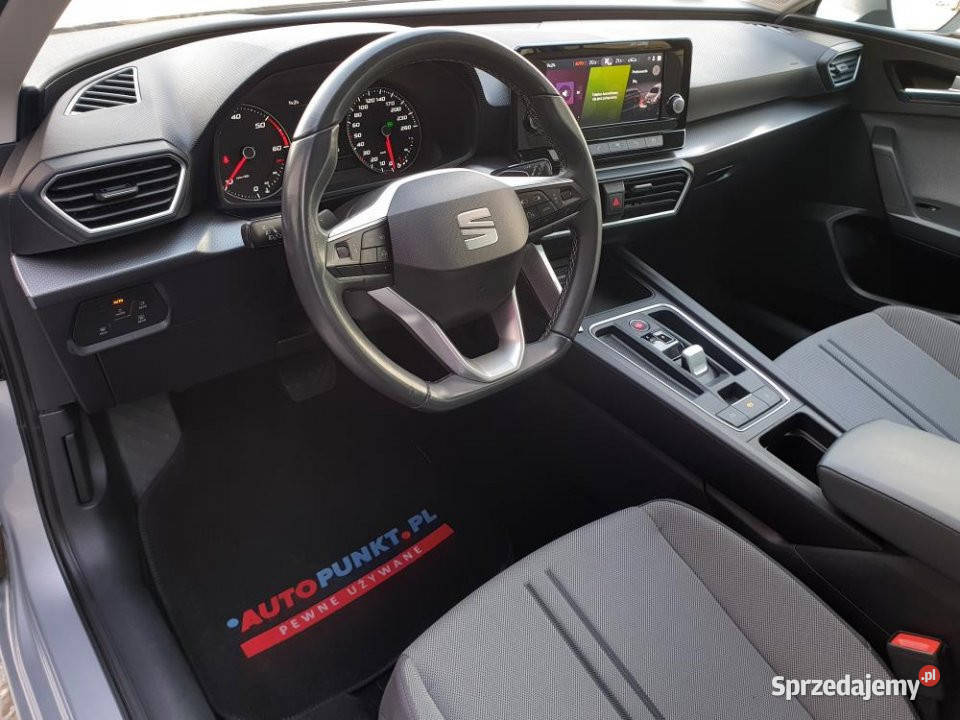 SEAT Leon 2021r Salon Fvat 23 Bezwypadkowy 150KM Rzeszów