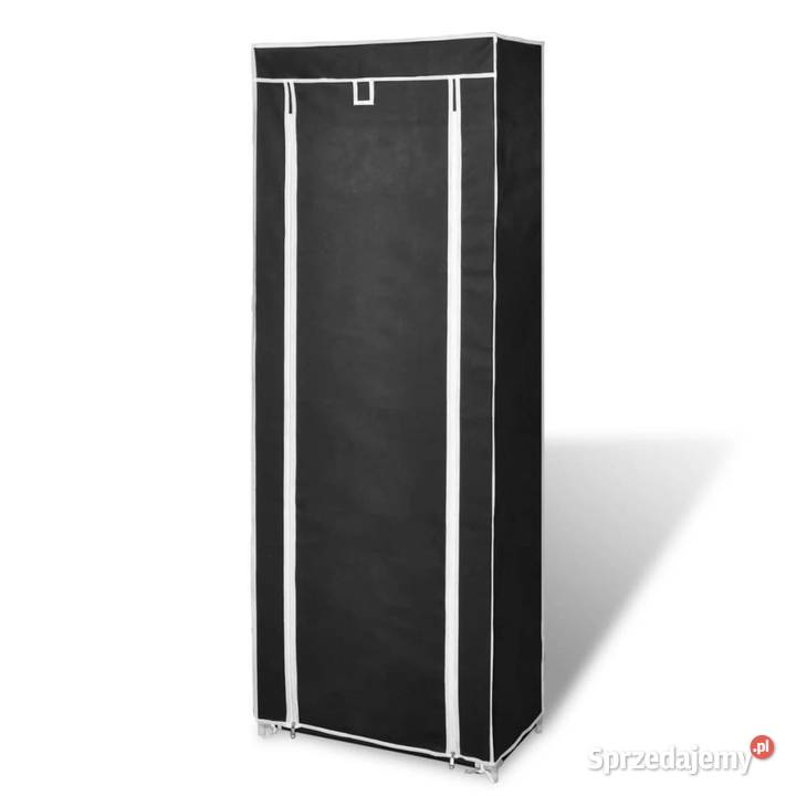 Szafka na buty materiałowa czarna 162 x 57 x 29 Na buty mazowieckie