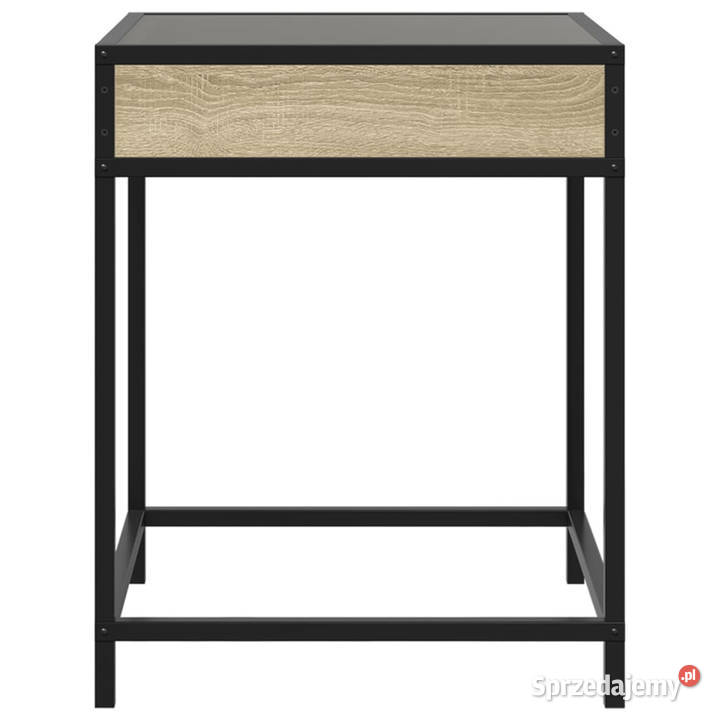 Stolik nocny z LED Infinity dąb sonoma 40x40x51 Warszawa