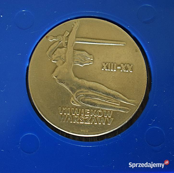 Warszawska Nike moneta z 1965 nominał 10 PRL kujawsko-pomorskie Chełmno