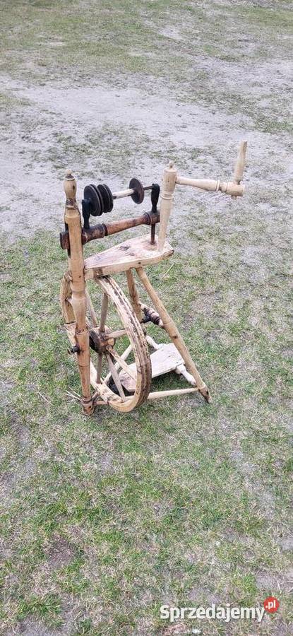 Kołowrotek do przędzenia wełny zabytek podkarpackie Narol
