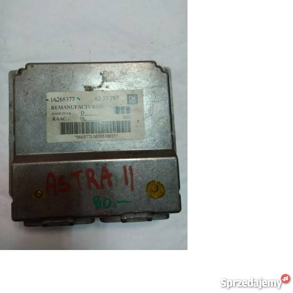 Komputer Opel Astra II 16268377 6237797 Sklep FV sprzedam