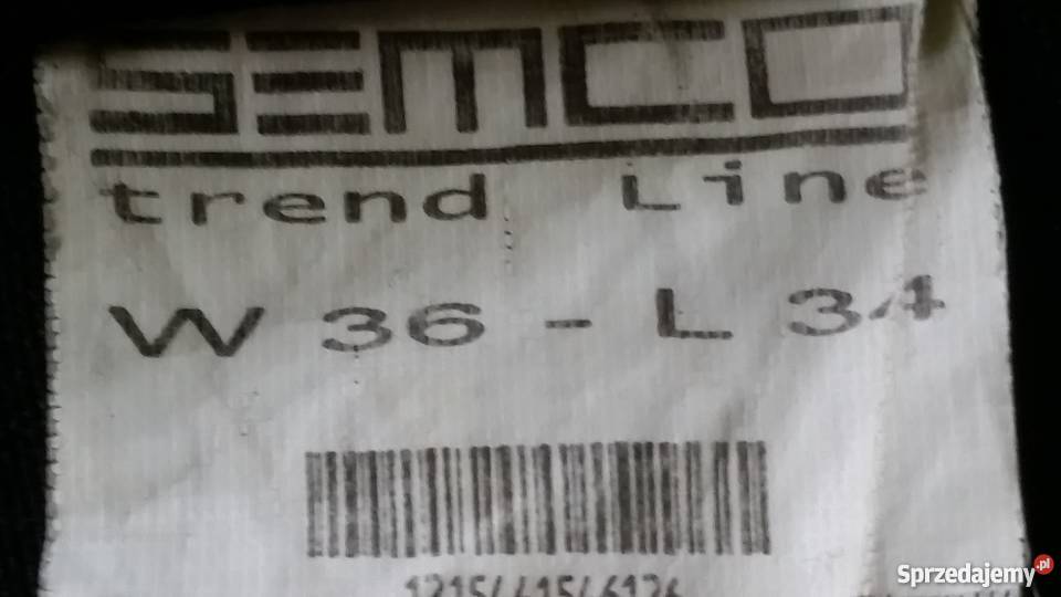 XLXXL SEMCO spodnie męskie semco czarne w prążki Odzież wyjściowa świętokrzyskie Kielce