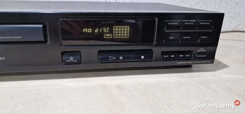 SONY odtwarzacz kompaktowy CD player CDP 212 Międzychód