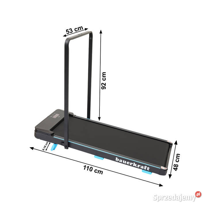 Bieżnia elektryczna domowa Bauerkraft składana Poznań