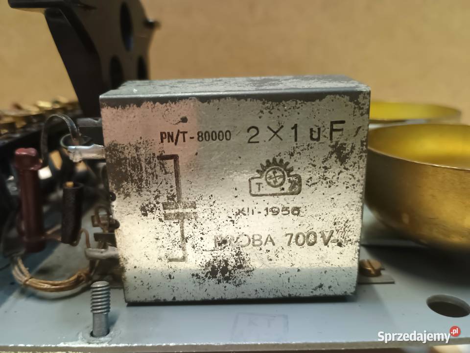 PRL Telefon T4 bakelit 1957r Piękny ekspozycyjny Częstochowa
