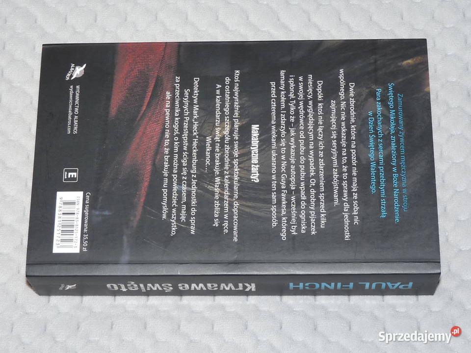 Krwawe święto Paul Finch thriller kryminał Kraków