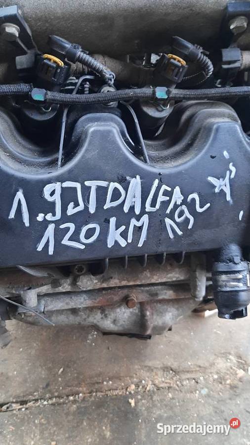 silnik kompletny 19 JTD 120 Alfa Romeo Fiat 192 dolnośląskie Dębno