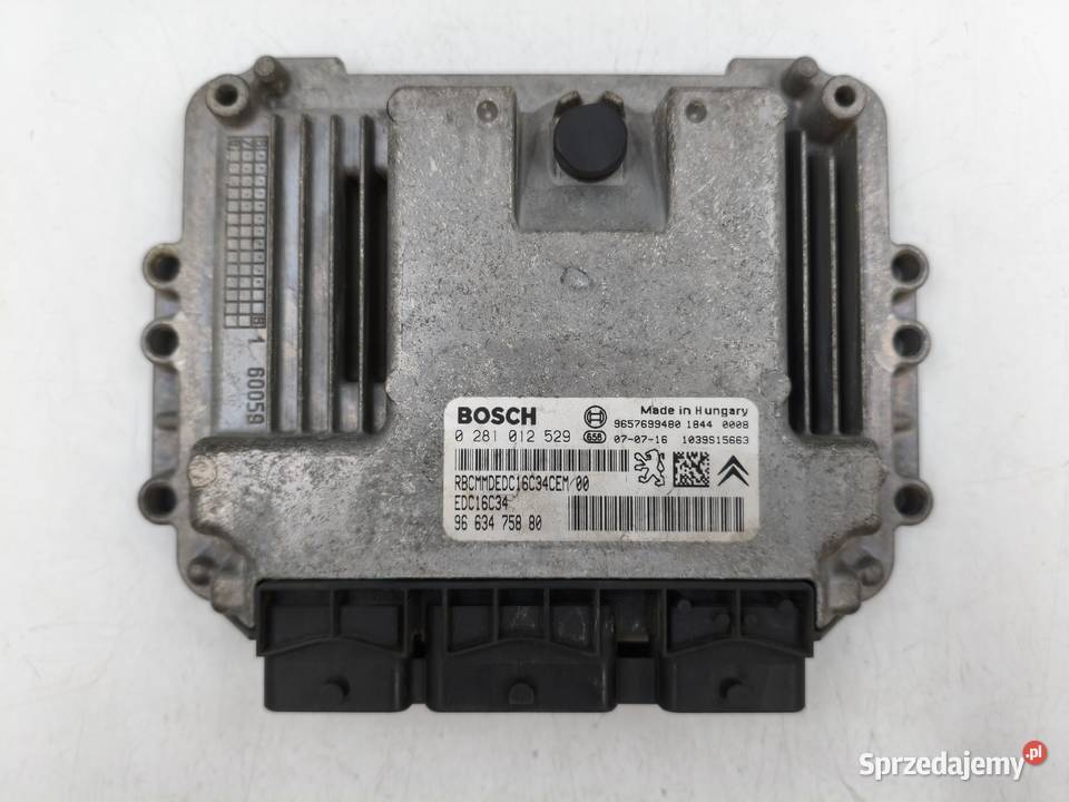 Sterownik Silnika Peugeot 207 16 HDI 9663475880 osobowe mazowieckie Wyszków