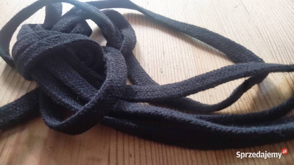 Sznurowadła płaskie długość 160 kolor czarny Akcesoria Ostrów Wielkopolski