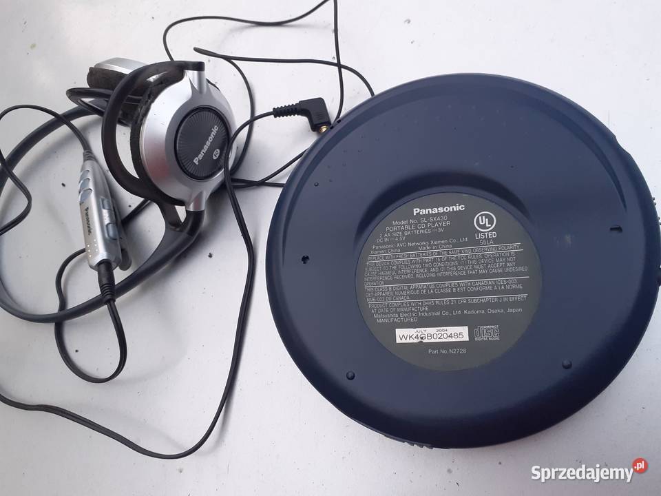 Panasonic SLSX 430Discmendiskmen CD playersuper Tuszkowo sprzedam
