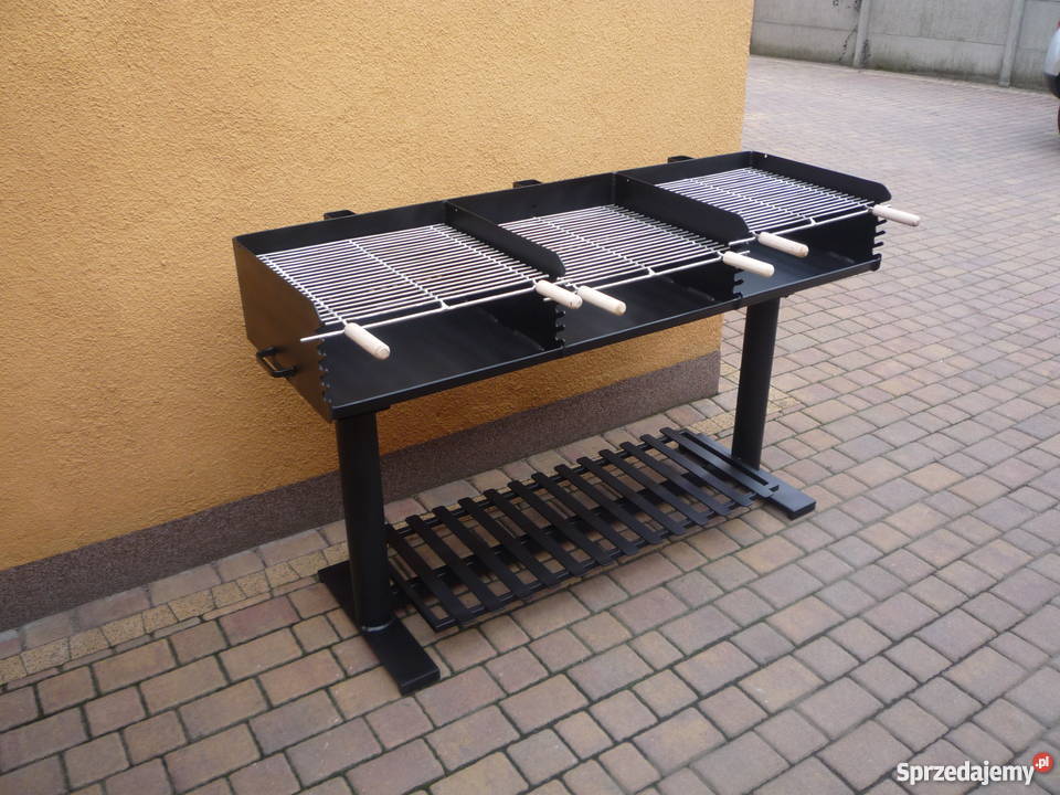 Gastronomiczny grill TRÓJKOMOROWYblacha 5 mm z Damasławek