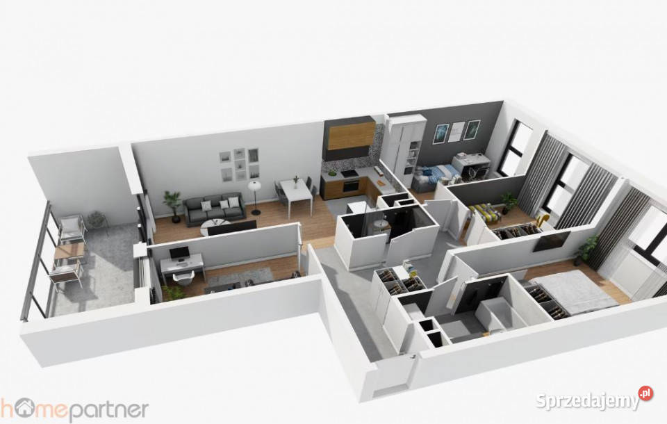 Mieszkanie Wrocław 9132m2 5 pok balkon