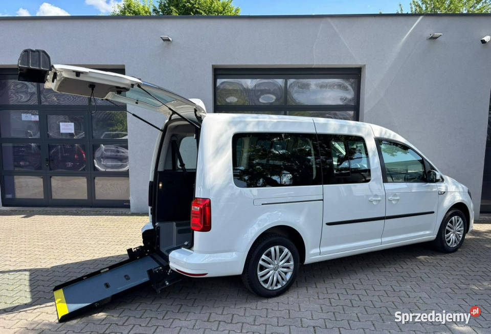 Volkswagen Caddy 20 TDI Maxi 2020r Pfron Rampa lakier metallic Majdan Sieniawski sprzedam