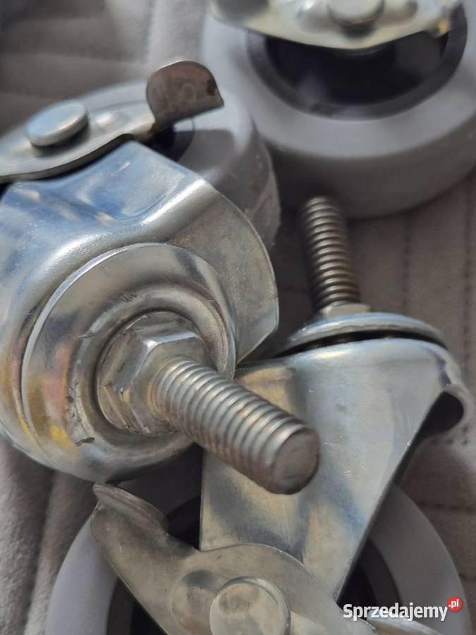 Kółka meblowe skrętne z hamulcem Meble Kłodzko sprzedam