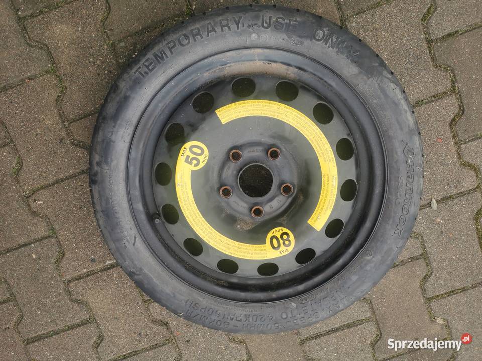 Koło dojazdowe 16 Vw 5x112 Seat Audi Skoda wielkopolskie Grodzisk Wielkopolski