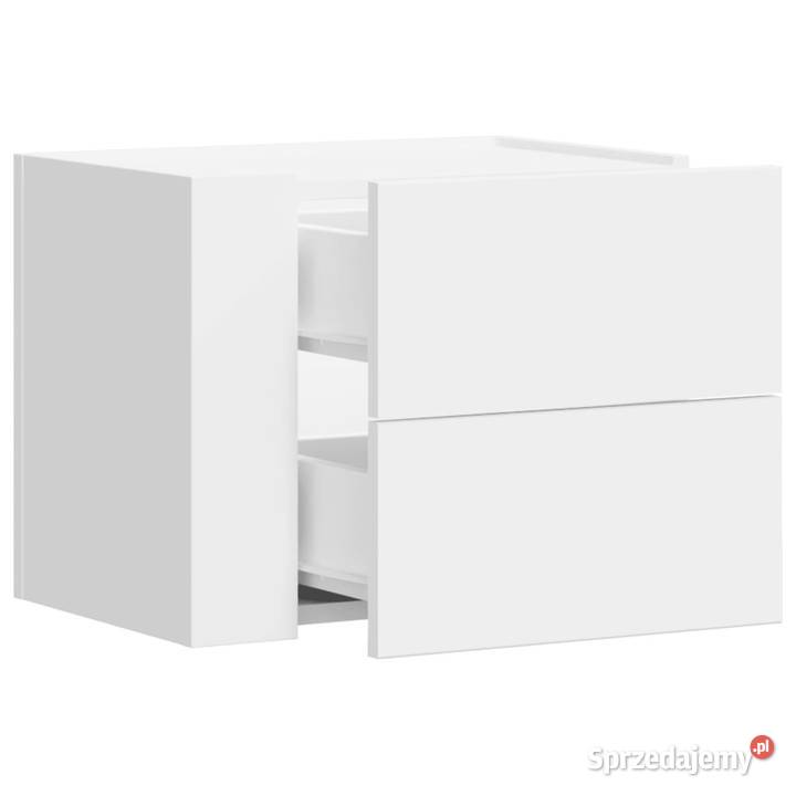 Wisząca szafka nocna biała 45x30x35 WM848325 Warszawa