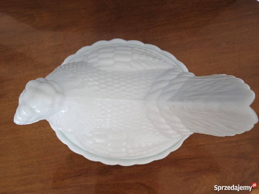 Porcelanowa kura PRL Poznań