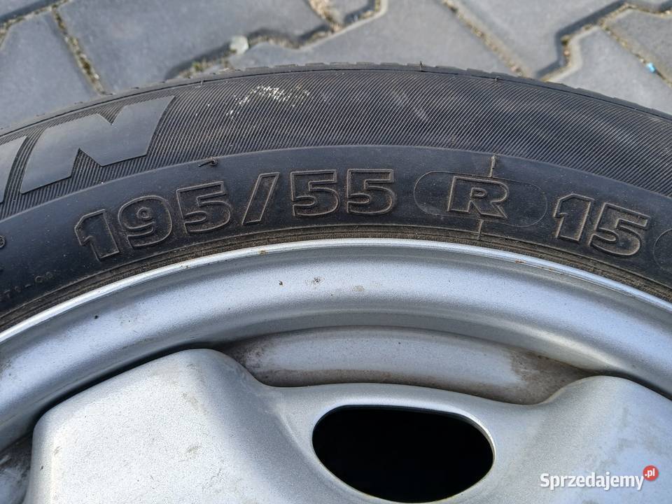 Koło zapasowe felga 4x100 15 michelin pilot rx Astra łódzkie Ozorków