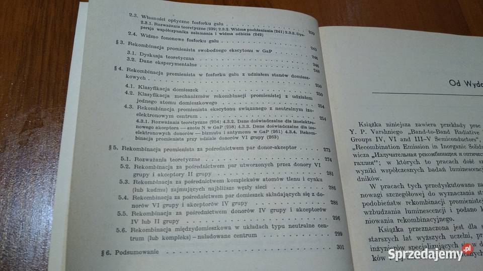 Rekombinacja promienista w półprzewodnikach Gdańsk