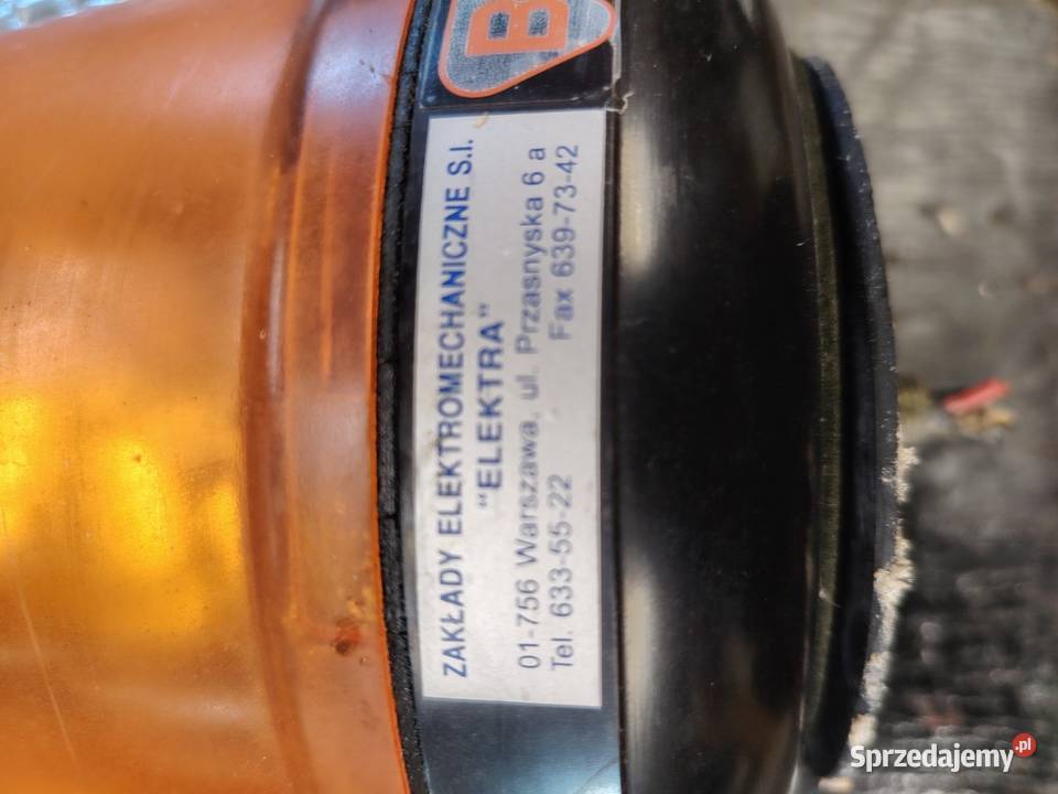 Koguty obrotowe lampy ostrzegawcze Elektra H3 wielkopolskie Mórkowo