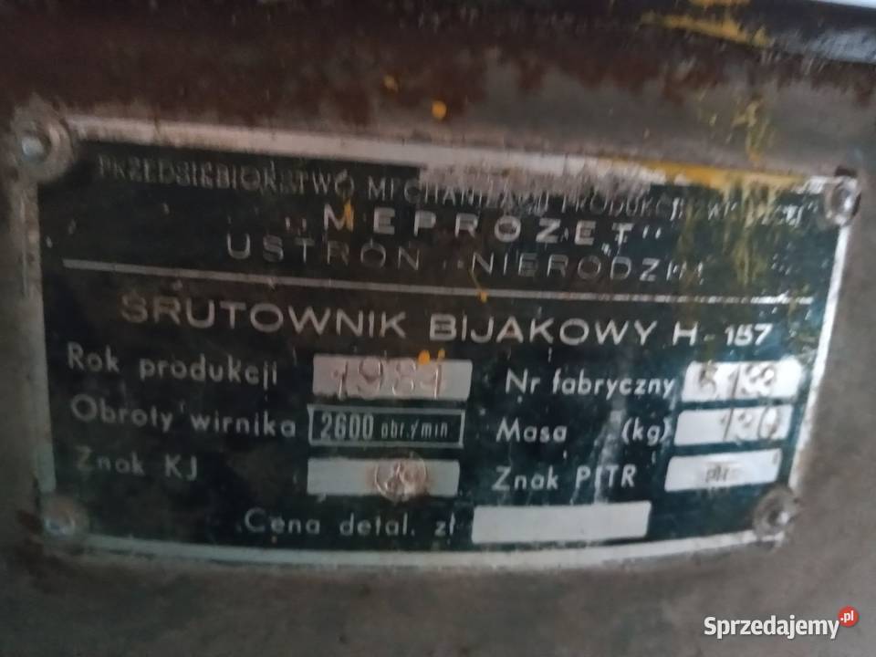 Śrutownik młynek bąk Polanka Wielka sprzedam