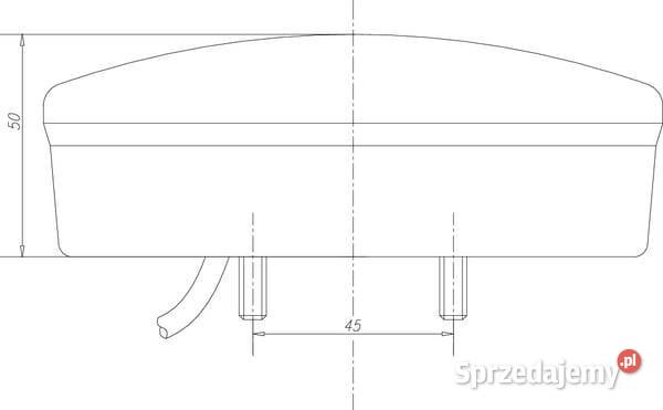 Lampa tylna zespolona LED okrągła 142 mm 1224V